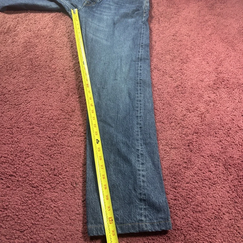 Suitsupply Candiani Denim Jeans Mens Fit 35/33 Blue Italian Button Fly Selvedge